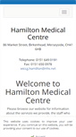 Mobile Screenshot of hamiltonmedicalcentre.com